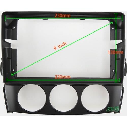 9 INCH Car Audio Frame GPS Navigation Fascia Panel Car dvd Plastic Frame Fascia is suitable for 2009 MAZDA MX-5