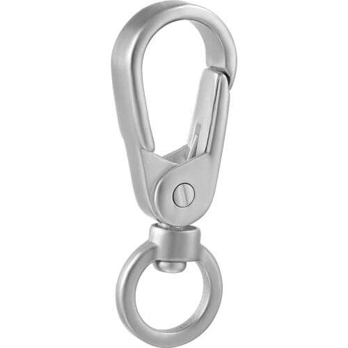 IJK0043 Spring Ring Clasps Aplit Key Ring Sterling Solid Stainless Steel Classic Key Chain Cool Mens Women