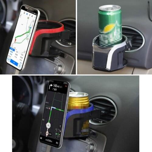 Air Vent Cup Holder Multi-functional Magnetic Phone Rack Drink Bottle Cup Holder for Vehicle Outlet