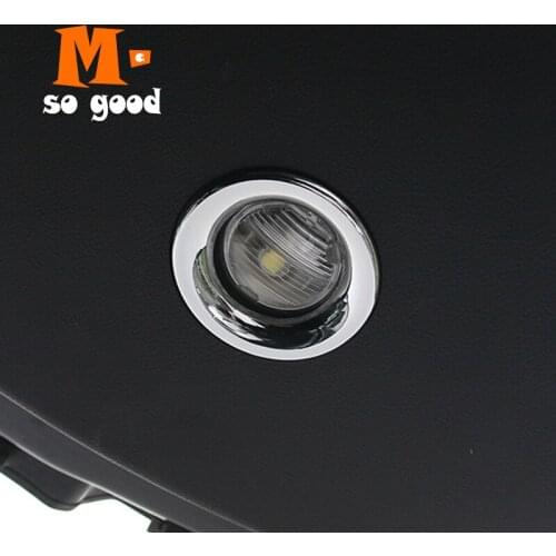 Chrome ABS Rear Door Reading Lampshade Panel Cover Trim Shell Car Styling Accessories 2014 15 16 2017 for Jeep Grand Cherokee