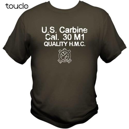 Quality Hardware M1 Carbine Recevier Stock Stamp T Shirt Handmade Cotton