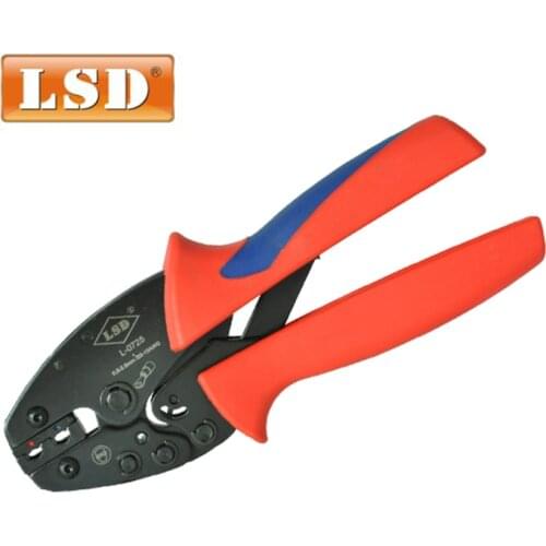 L-0725 Crimping tool for 0.5-2.5mm2 surge connectors with CE&ROHS&ISO Certificate hand crimping plier professional hand crimper