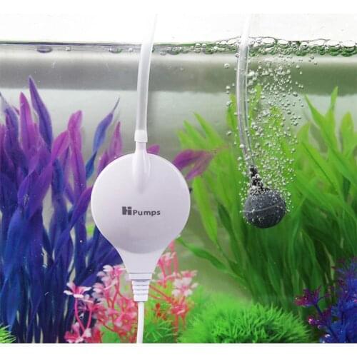 Mini Air pump hang sucker tank table increase oxygen pump mute low sound Air Compressor Bubble stone bubble for Aquarium