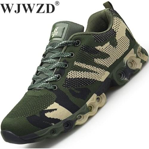 Mens Outdoor Mesh Sneakers Casual Sport Shoes Men Camouflage Army Adult Breathable Walking Shoes Men Trainers Zapatillas Hombre