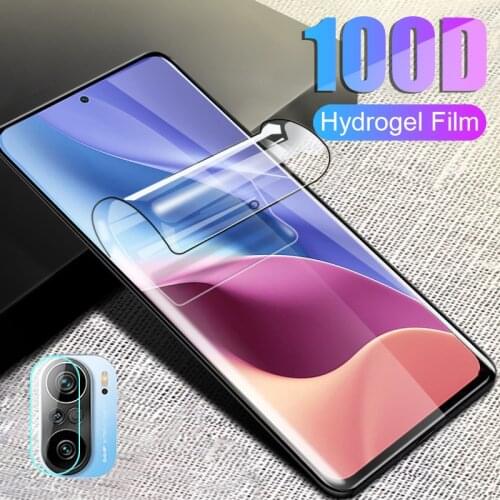 100D Hydrogel Soft Film For Xiaomi Redmi K40 Pro Plus K40Pro K 40Pro Screen Protector For Camera Lens Glass Film