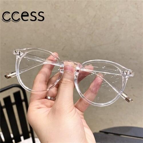 Multiple Colors Anti Blue Light Glasses Frame Women Vintage Comfortable Simple Men Spectacle Round Optical Eyewear High Quality