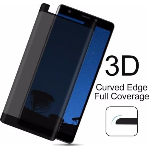 Full Coverage Screen Film Privacy 3D Tempered Glass For Samsung Galaxy S8 plus /S9 plus Anti Glare Protection Shield Glass