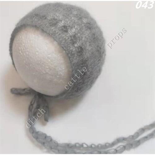 Hand-knitted Mohair Hat, Newborn Photography Props,Cap