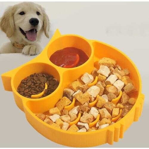 Silicone Cat Bowl Pet Feeding Non-slip Cat Bowl Dog Bowl Food Water Feeder For Cats For Dogs Pets Supplies