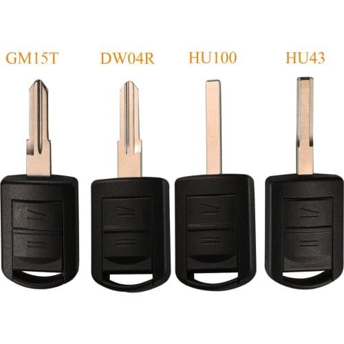 Kutery 5pcs/lot 2 Buttons Replacement Remote Car Key Shell Case Fob For Opel Corsa Combo Meriva Vauxhall Blade Options