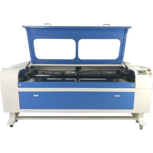 2 head 1610 1810 1812 co2 laser cutting machine for leather acrylic MDF plexiglass plywood fabric wood plastic