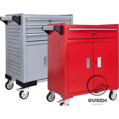 Wrench Box Cart Mobile Cabinet Tool Cart Auto Repair Tool Cart Auto Repair Multi-function Drawer Type 1-4 Layer Mobile Tool Cart