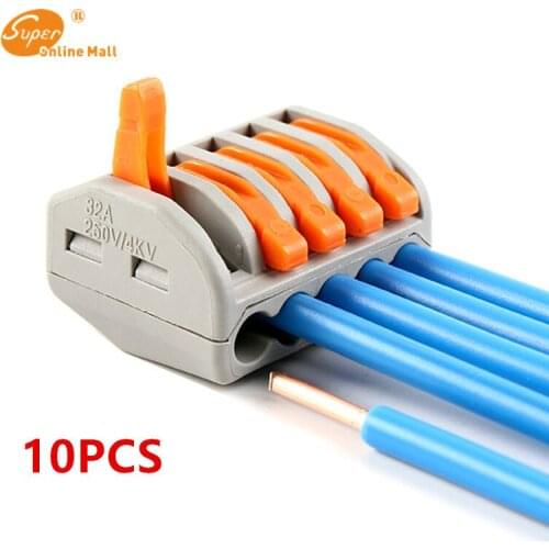 10pcs/lot PCT-K215 universal wire Connector Quick Connector wiring Terminals Splitter