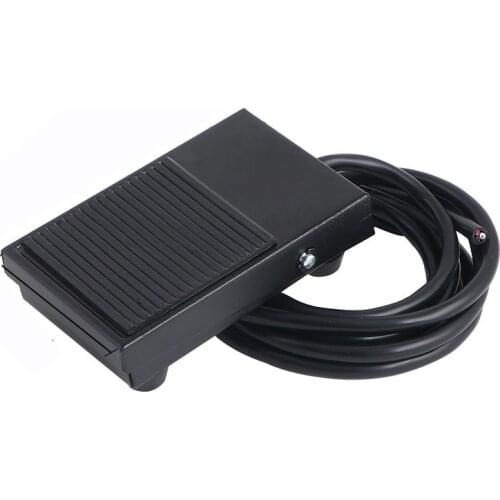 High Quality Metal Pedal Switch With Wire 2m FS-1/TFS-1 Control Switch Flame Retardant High Security Foot Switch Iron 5A AC380V