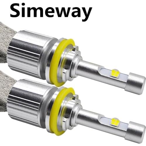 2PCS H11 LED Light H7 H16 H4 H1 HB3 9005 9006 HB4 HIR2 D2S D2H Car Headlight Bulbs XHP50 110W 4300K 6000K H3 H27 Auto Fog Lamp