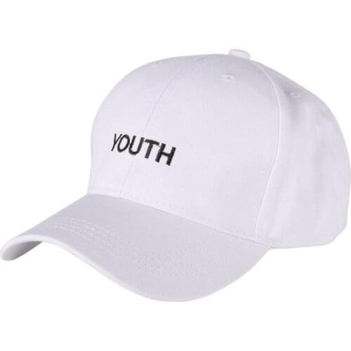 2018 Sport Caps Women Men Running Caps Youth Letter Embroidery Hats Black White Hat running cap