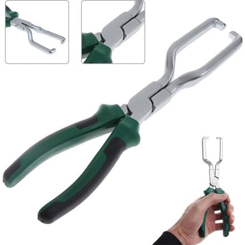 9" Auto Fuel Line Plier Gasoline Clip Tube Hose Release Disconnect Removal Caliper Filter Pliers Tube Bundle Removal Repair Tool