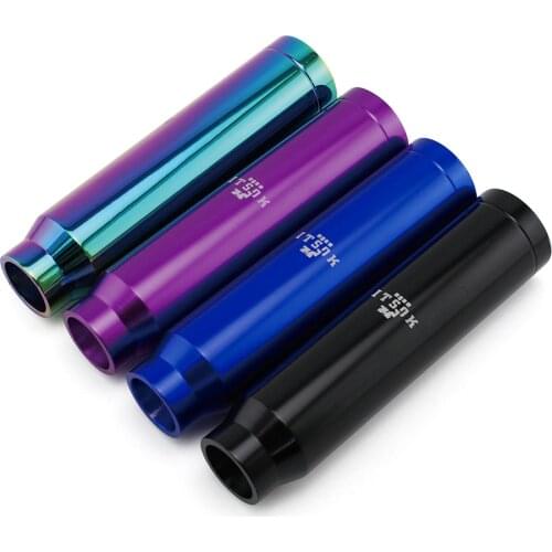 Aluminum 5/6 Speed Gear Shift Knob Shifter Lever Head Fit for Universal Car 130mm Length