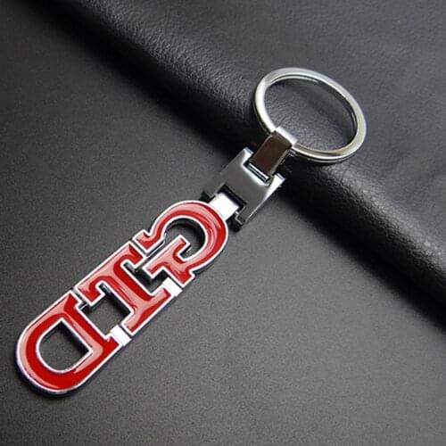 Car styling For VW Volkswagen Golf Polo Sedan Jetta Touareg 4 5 6 7 3D Metal GTD Emblem Auto Keychain Key Chain Car Accessories