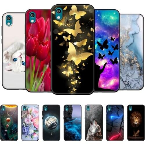For Honor 8S Case On Honor 8S Prime Soft Silicon Back Phone Cover For Huawei Honor 8S 2020 KSE-LX9 Honor8S 5.71'' black tpu case