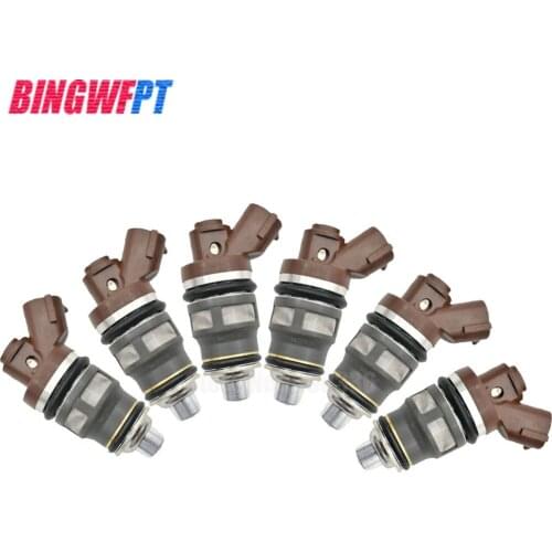 6Pcs Fuel Injectors For Toyota Supra 1JZ-GTE 2JZ-GTE F809W MR2 Celica Supra Turbo OEM 1001-87092 100187092