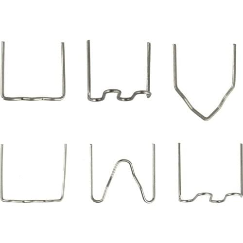 Hot 600Pcs Hot Stapler Plastic Repair Machine Welding Kits for Car Auto Bumper Repairing Tool for All Cars, 6 Types