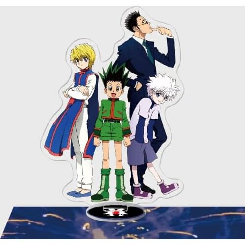 Hunter x Hunter Anime Figure Freecss Gon Killua Action Figures Acrylic Stand Model Toy Decoration Anime Lovers Birthday Gifts