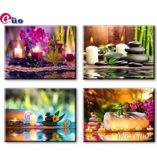 Red Wine with Cigar 4 Pieces 5D Diy Diamond Painting Multi-Picture Diamond Embroidery Sale Full Square Round Drill Crafts