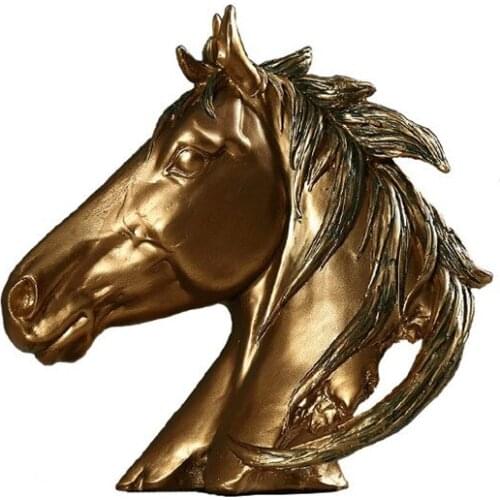 CREATIVE AMERICAN HORSE HOME DECORATION ACCESSORIES INTERIOR STUDY WINE CABINET WINDOW ROOM DECORATION DECORATION GIFT R2012