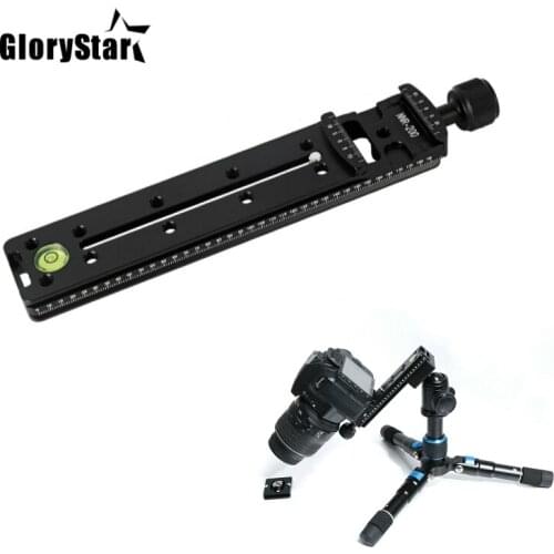 Slide Rail RRS long Quick Release plate Clamp Long-focus Zoom Lens Support Holder Bracket for Arca swiss Tripod camera ball head