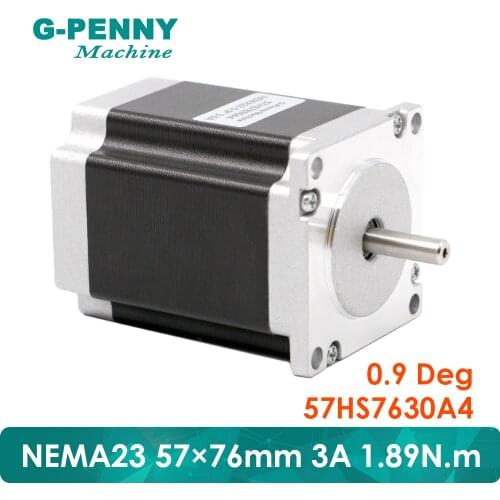 New arrival! NEMA23 CNC Step Motor 57x76mm shaft D= 6.35 0.9Deg 1.89N.m 270Oz-in 3A Stepping for CNC machine and 3D printer