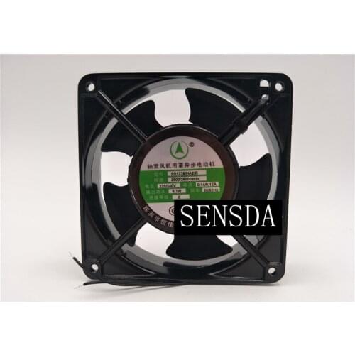 New SD1238/HA2/B 220V 240V 12038 12CM AC Metal Fan High Temperature Fan 120X120X38MM