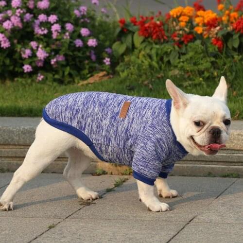 Pet Clothes Soft Warm Breathable Dogs Shirt Sweatshirt Classic Thickening Knitwear For Dog Cat J2Y