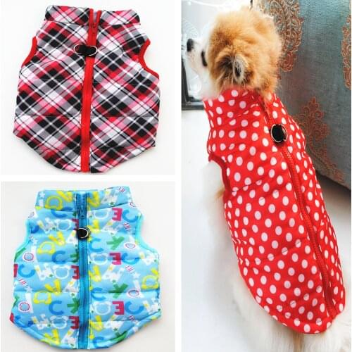 2019 Winter Pet Dog Clothes Super Warm Jacket Thicker Cotton Coat Waterproof Small Dogs Pets Clothing For French Bulldog Puppy