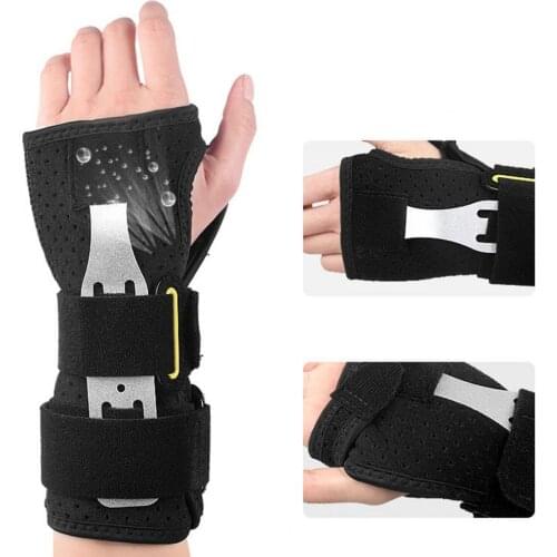 1Pc Right/Left Hand Wrist Brace Adjustable Support for Sports Carpal Injuries Fitness Equipment Accessories