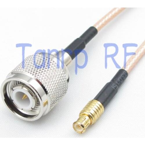 10pcs 6in TNC male plug to MCX male plug RF adapter connector 15CM Pigtail coaxial jumper cable RG316 extension cord