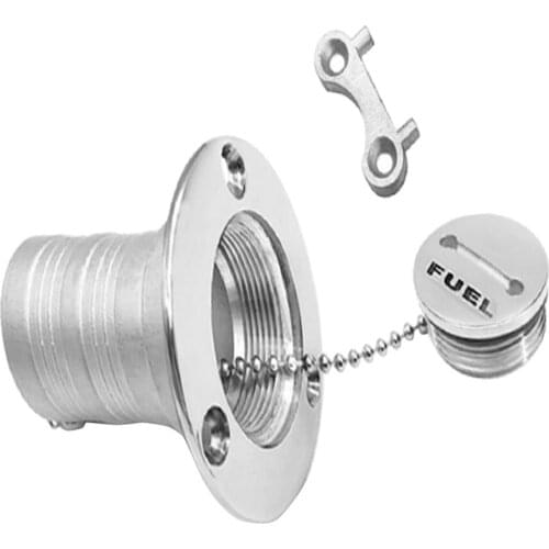 2'' Boat Deck Filler Yacht Water Fill Flush Mount Marine Stainless Steel