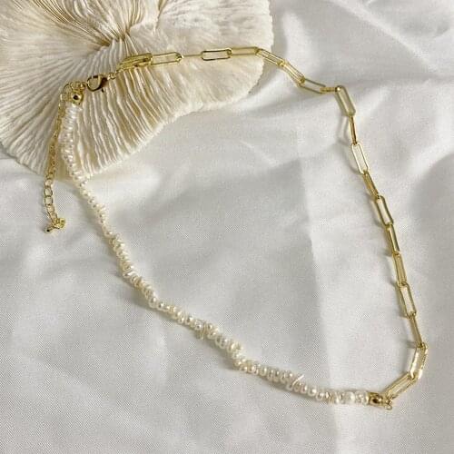 2021 New Trend Natural Stone Choker Bohemian Style Unique Charm Jewelry Natural Pearl Pendant High-quality Accessories For Women