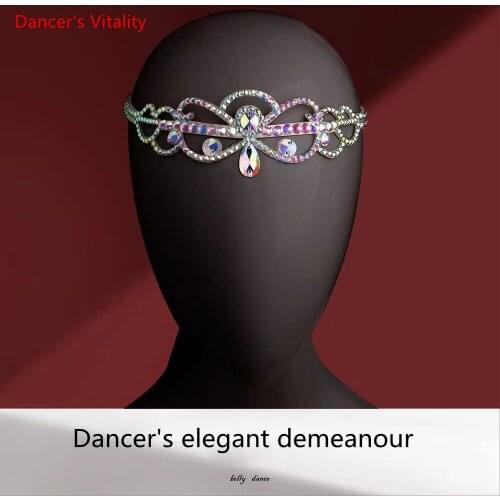 Belly dance accessoreis for women AB stones belly dancing head accessories Oriental Dance Jewellery