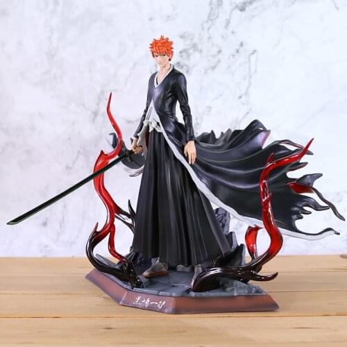 Anime Bleach Kurosaki Ichigo GK Statue PVC Figure Collectible Model Brinquedo Toy