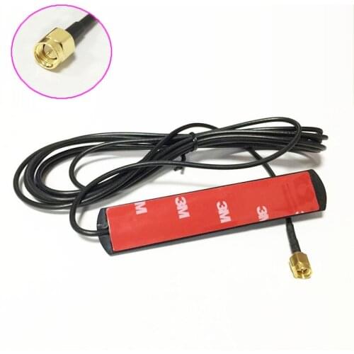 3G 4G LTE antenna SMA male patch antenna 3dbi 3meters extension cable SMA male plug connector