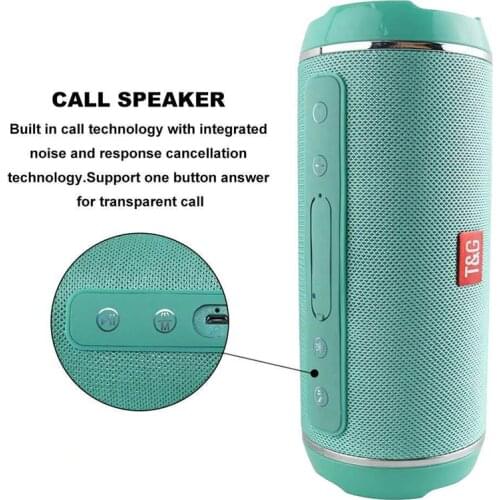 TG116C Big Power 20W Bluetooth Speaker Portable Wireless Column Subwoofer Music Center Soundbar 3D Stereo BoomBox with USB TF FM