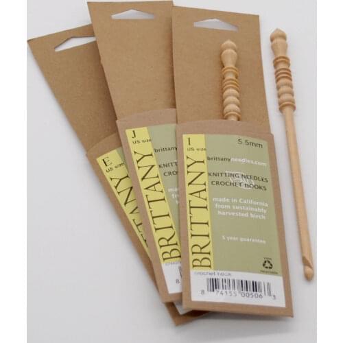BRITTANY 19cm Birch Crochet Hook