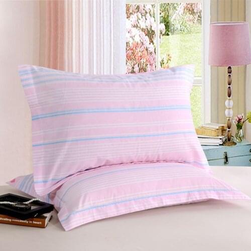 100% Cotton Pillow Case Single Extra Large 48X74cm Thickened Simple Pillow Case 48X74cm Cover Color Bedding Pillow Case Home use