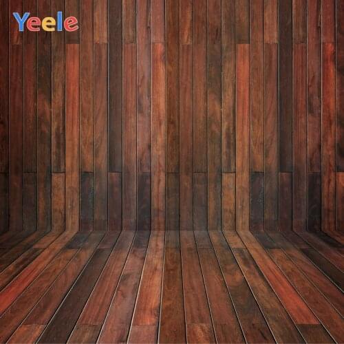 Yeele Wooden Floor Wall Brown Wood Grain Photocall Photography Backdrops Personalized Photographic Background For Photo Studio