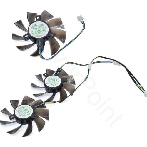 GA91S2U PFTA 0.40A 4P Dimension 85mm Cooling Fan for GTX 1060 1070 1070Ti 3G 6G 8G P106-100 Graphics Card