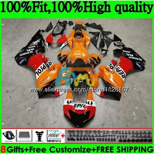 Injection For HONDA CBR 1000 RR CBR1000RR 17 18 19 145BS.0 CBR 1000RR CBR-1000RR CBR1000 RR 2017 2018 2019 Fairing Repsol orange