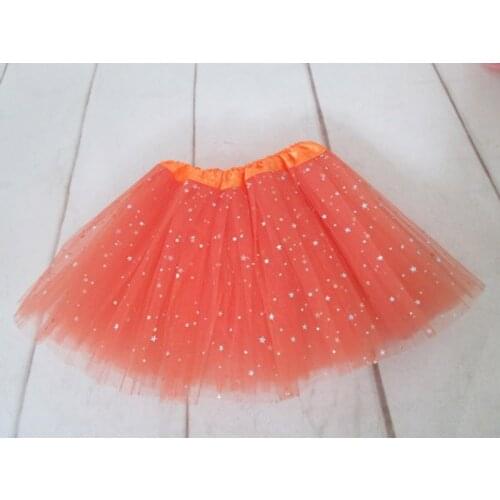 Cute Halloween Tutu Orange Saia Tutu Girls Birthday Skirts Party tutus