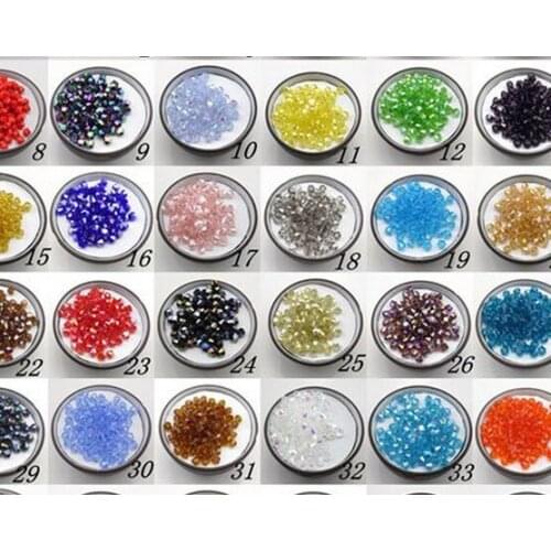 Rt34sor 10mm 200pcs/lot black white Mixed Glass Faceted Rondelle Beads spacer loose diy braclet necklace crystal