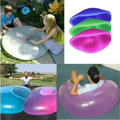 120cm Big Hot Durable Bubble Ball Inflatable Fun Ball Amazing Tear-Resistant Super Wubble Bubble Ball Inflatable Outdoor Balls
